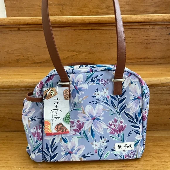Fit and Fresh Floral Insulated Lunch Bag - Picture 2 of 15